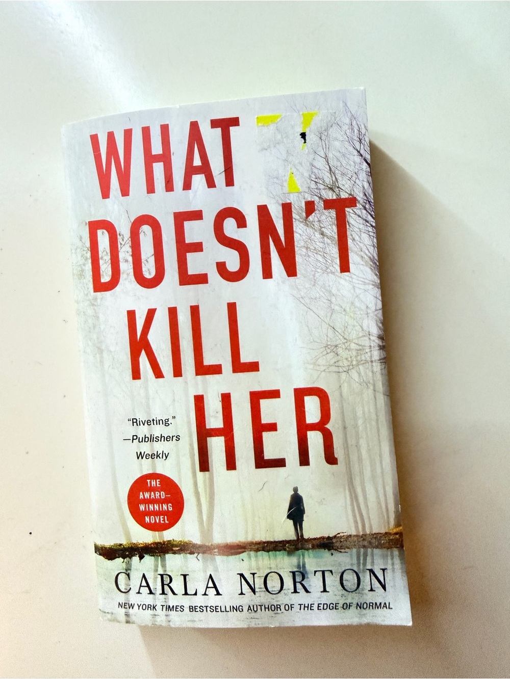 What Doesn't Kill Her by - Paperback (White/Red)